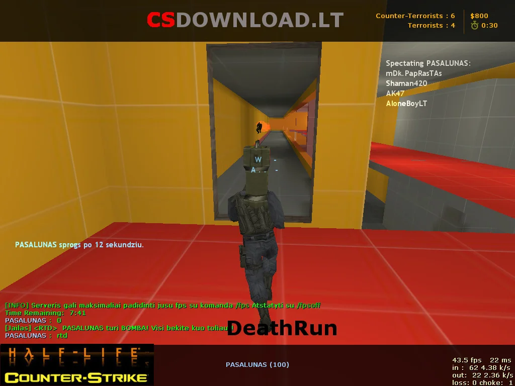 Counter-Strike 1.6 DeathRun Mod