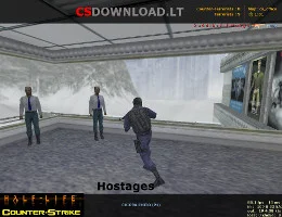 sự xuất hiện của con tin, khi bạn tải và chơi Counter-strike 1.6